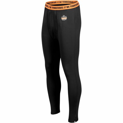 N-Ferno 6481 Lightweight Base-Layer Pants - Medium Size - Fabric, Polyester, Spandex, Elastic - Black