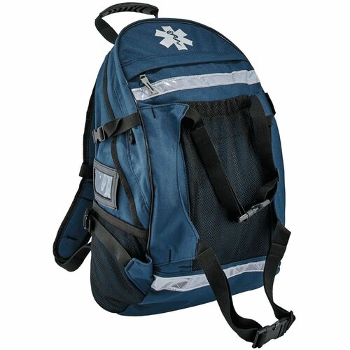 Ergodyne Arsenal Carrying Case (Backpack) First Aid - Blue - Water Resistant, Tear Resistant, Abrasion Resistant, Puncture Resistant - 600D Polyester, Tarpaulin, Mesh Fabric Body - 600D Polyester Exterior Material - Shoulder Strap, Handle - 17.5" Height x