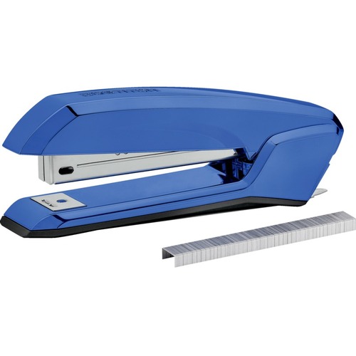 Bostitch Ascend Plastic Stapler, Metallic Blue - 20 Sheets Capacity - Metallic Blue