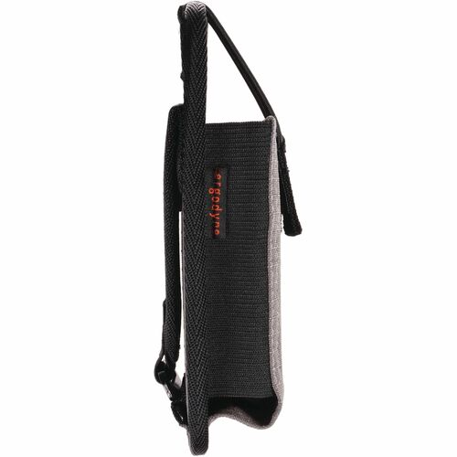 Ergodyne 5542 Carrying Case (Holster) Mobile Computer, Cell Phone, Bar Code Scanner, Pen - Gray - Drop Resistant, Abrasion Resistant, Scratch Resistant, Damage Resistant - Polyester, Elastic - Ripstop Exterior Material - Holster, Belt Loop - 6.3" Height x