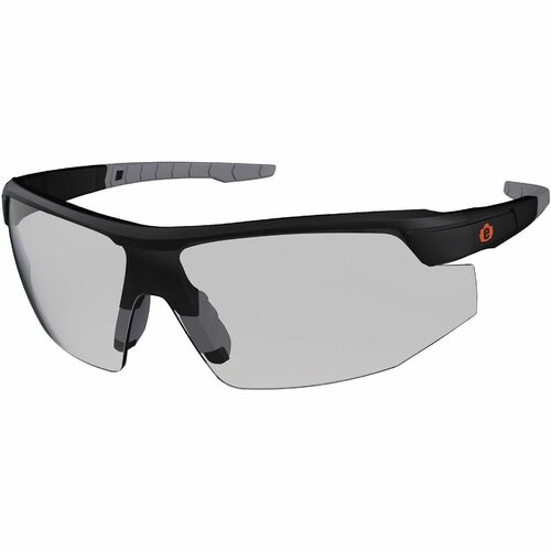 Ergodyne Skullerz Skoll Safety Glasses - Recommended for: Indoor/Outdoor, Construction, Carpentry, Woodworking, Landscaping, Boating, Skiing, Fishing, Hunting, Shooting, Sport - Fog, Impact, Ultraviolet, UVA, UVB, UVC, Eye, Sun Protection - Polycarbonate 
