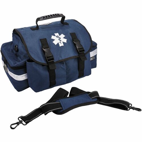 Ergodyne Arsenal Carrying Case (Duffel) First Aid - Blue - 600D Polyester Body - Shoulder Strap, Handle - 7" Height x 10" Width x 16.5" Depth - Small Size - 3.96 gal Volume Capacity