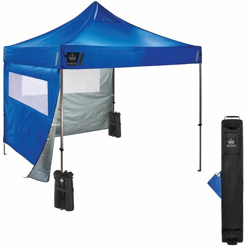 Shax 6052 Heavy-Duty Window Tent Kits - Canopy StyleBlue - Mesh, Acrylonitrile Butadiene Styrene (ABS), Polyurethane, Nylon, Steel, Polyester Fabric - Steel Frame