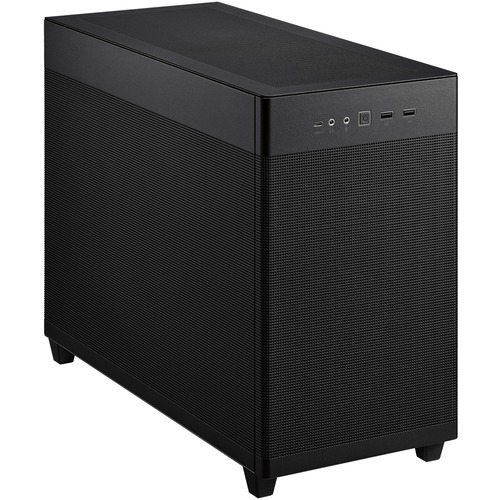 Asus Prime AP201 Computer Case - Small Tower - Black - Mesh - 4 x Bay - 1 x 4.72" x Fan(s) Installed - 0 - Micro ATX, Mini ITX Motherboard Supported - 6 x Fan(s) Supported - 1 x Internal 2.5" Bay - 3 x Internal 2.5"/3.5" Bay(s) - 4x Slot(s) - 3 x USB(s) -