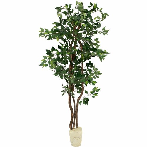 nudell 6ft Artificial Green Ficus Tree - 72" Tall - Ficus1 Each