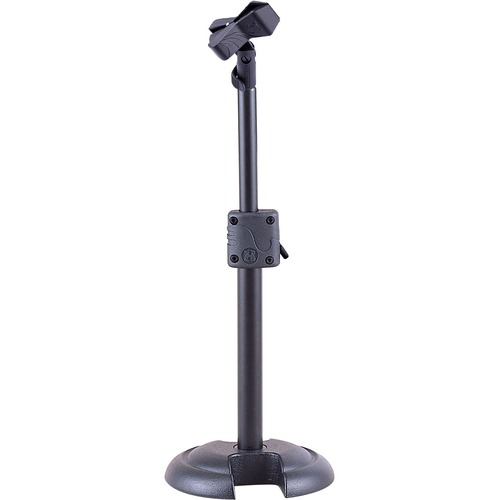Hercules Stands "H" Base Microphone Stand w/EZ Mic Clip - 17.52" (445 mm) Height