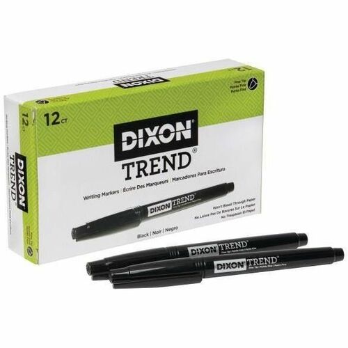 Dixon Trend Synthetic Tip Pen - 20 mm (0.79) Fine, 12 / Pack