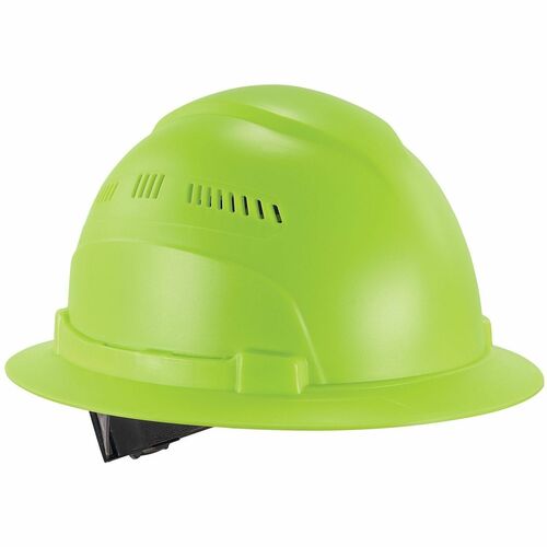 Ergodyne Skullerz 8968 Class C Vented Hard Hat - Recommended for: Construction, Utility, Oil & Gas, Forestry, Mining, General Purpose - Sun, Head, Rain, Heat, Overhead Falling Objects, Eye, Debris, Impact Protection - High-density Polyethylene (HDPE), Pla