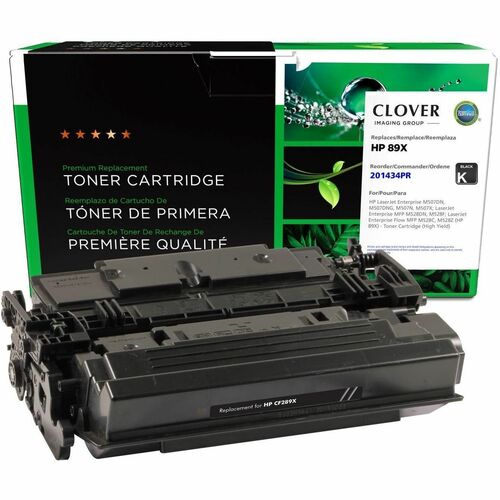 CIG Remanufactured High Yield Laser Toner Cartridge CF289X - Black - 1 Each - 10000 Pages