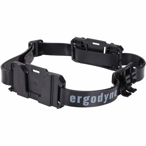 Ergodyne 8979 Helmet Mount for Light - Black - Rubber, Silicone