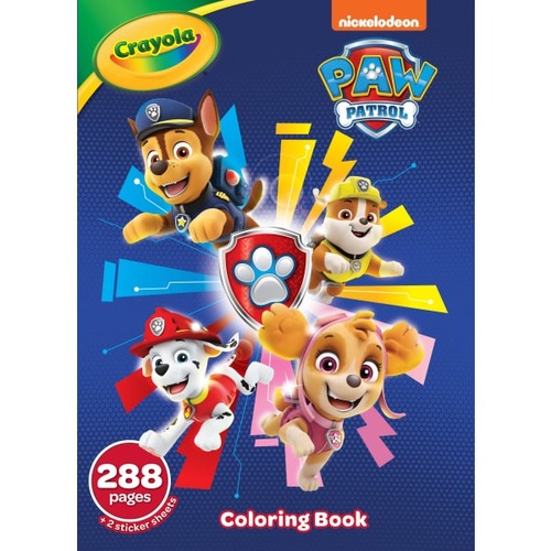 Crayola Paw Patrol Coloring Book Printed Book