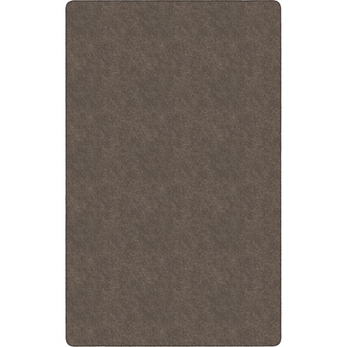 Flagship Carpets Amerisoft Solid Color Rug - 18 ft Length x 12 ft Width - Rectangle - Wheat - Nylon, Polyester