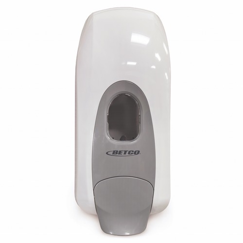 Betco Clario Manual Foam Dispenser - Manual - 1.06 quart Capacity - Hygienic, Refillable, Site Window, Durable - White - 12 / Carton