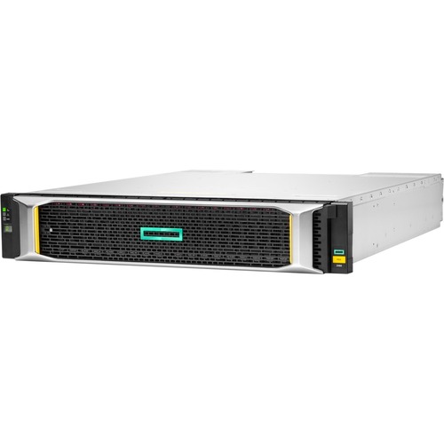HPE MSA 2060 10GBASE-T iSCSI SFF Storage - 24 x HDD Supported - 0 x HDD Installed - 24 x SSD Supported - 0 x SSD Installed - Clustering Supported - 2 x iSCSI Controller - 24 x Total Bays - 24 x 2.5" Bay - 10 Gigabit Ethernet - Network (RJ-45) - iSCSI - 8 