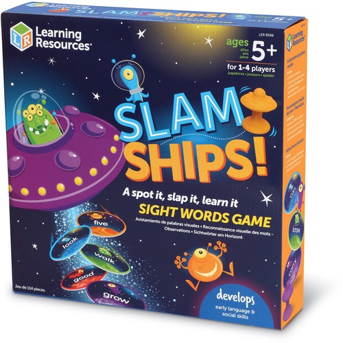 Learning Resources Slam Ships! Sight Words Game - Theme/Subject: Learning - Skill Learning: Sight Words, Word Recognition, Reading, Vocabulary, Spelling - 5-8 Year