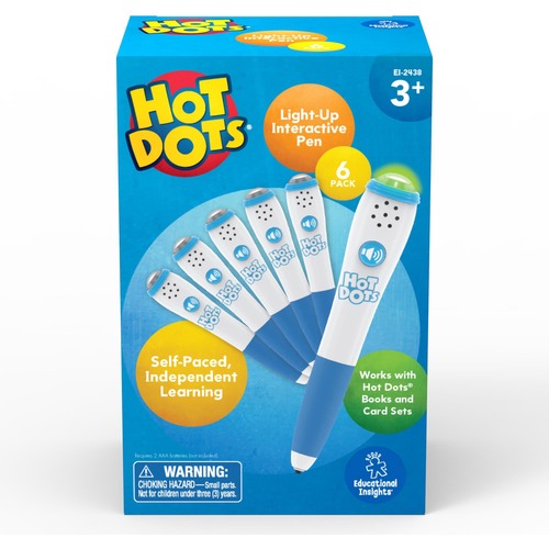 Picture of Hot Dots Light-Up Interactive Pen, Pack of 6