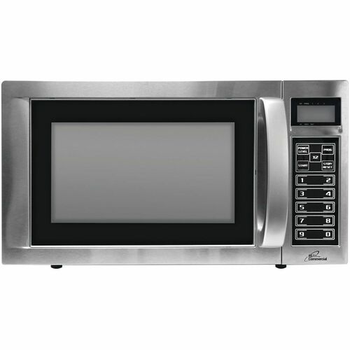 Royal Sovereign RCMW25-1000SS/ 0.9 cu.ft Commercial Microwave - 25.49 L Capacity - Microwave - 3 Power Levels - 1 kW Microwave Power - 120 V AC - FuseStainless Steel, Ceramic
