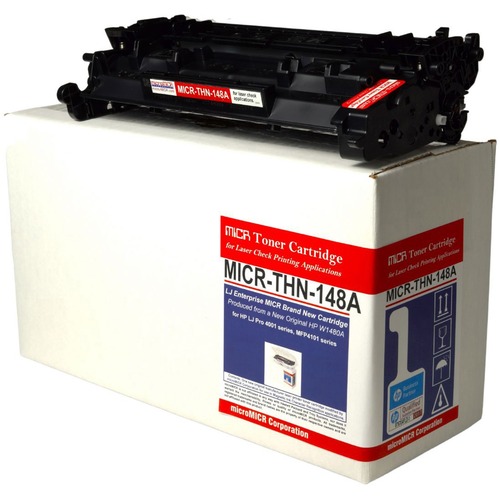 microMICR MICR Standard Yield Laser Toner Cartridge - Alternative for HP 148A, 148X (W1480A) - Black - 1 Each - 2900 Pages