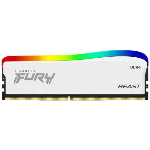 Kingston FURY Beast 16GB DDR4 SDRAM Memory Module - 16 GB (1 x 16GB) - DDR4-3200/PC4-25600 DDR4 SDRAM - 3200 MHz Single-rank Memory - CL16 - 1.35 V - Retail - Non-ECC - Unbuffered - 288-pin - DIMM - Lifetime Warranty