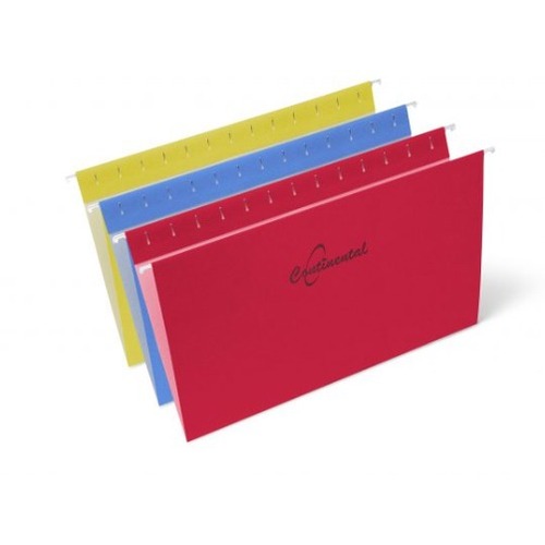 Continental Legal Recycled Hanging Folder - 8 1/2" x 14" - Assorted - 10 / Pack -  - COF37915