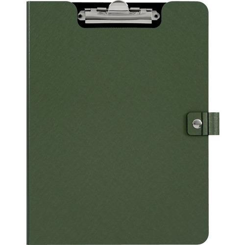 Merangue Pad Folio - Clip Fastener - Green - 1 Each