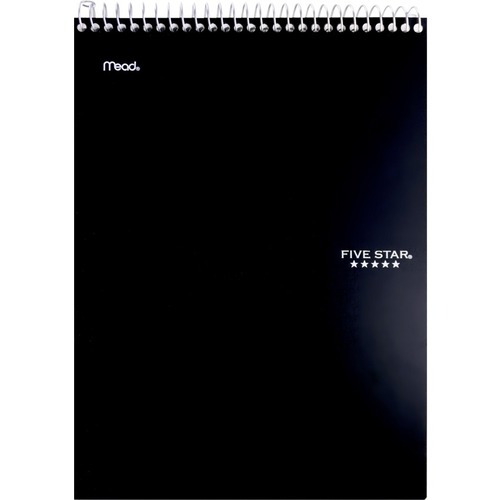 Five Star Notebook - 200 Pages - Wire Bound - 11" x 8 1/2" - Perforated, Easy Tear, Water Resistant, Spiral Lock