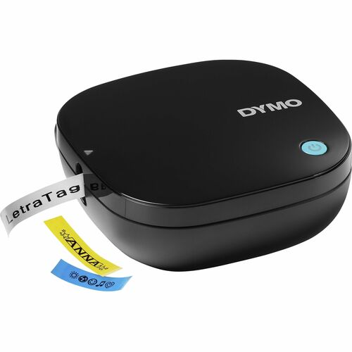 Dymo Letratag Bluetooth Labeler - 5 Font Size - 15 Text Style - Label, Tape - Battery - 4 Batteries Supported - AA - Black - Portable, Lightweight, Underline - for Home, Office