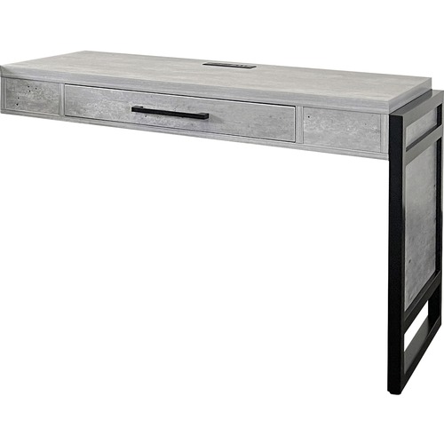 Martin Mason Return for Open L Desk Box 2 of 2 - 48" x 21" x 31" - 1 x Storage Drawer(s) - Material: Solid Wood - Finish: Concrete