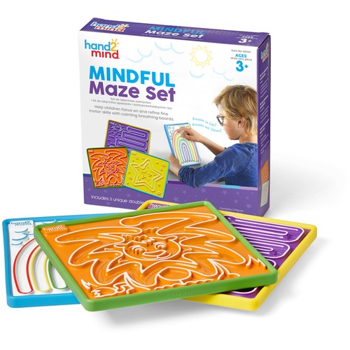 Learning Resources Hand2Mind Mindful Maze Set - Creative - 1 Each