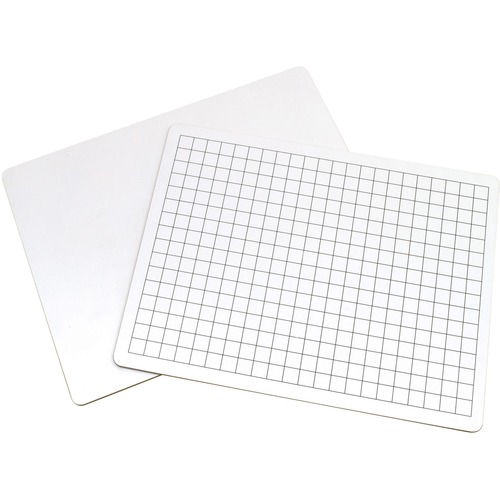 Pacon Dry-Erase Lapboard - 12" (1 ft) Width x 9" (0.8 ft) Height - White Melamine Surface - 25 / Pack