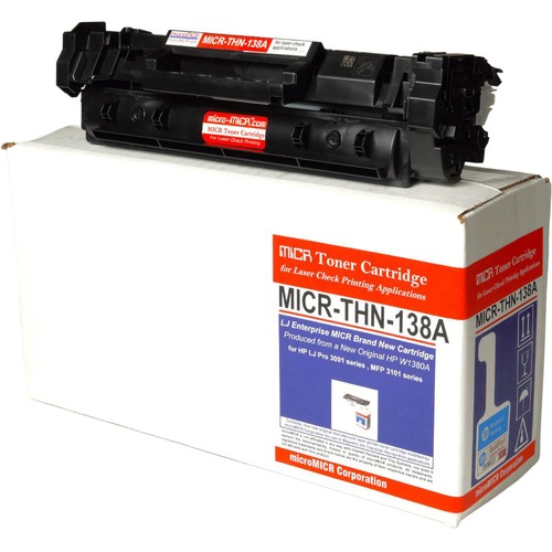 microMICR MICR Standard Yield Laser Toner Cartridge - Alternative for HP 138A, 138X (W1480A) - Black - 1 Each - 1500 Pages