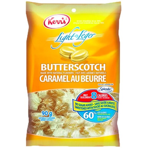 Kerr's No Sugar Added Butterscotch 90g - Butterscotch - Low Calorie, No Artificial Color, No Artificial Flavor, No High Fructose Corn Syrup, Peanut-free, Nut-free, Gluten-free - 90 g - 1 Each