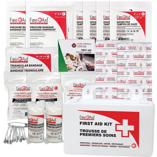 First Aid Central Ontario Section 8 Bulk First Aid Kit - 5 x Individual(s) - 5.25" (133.35 mm) Height x 8.25" (209.55 mm) Width x 3" (76.20 mm) Depth - Plastic Case - First Aid Kits & Supplies - FXXFACONT01P
