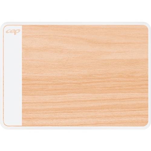 Greenside Silva CEP Mouse Pad - Beech - 83 mil (2.11 mm) x 8.33" (211.58 mm) x 5.90" (149.86 mm) Dimension - White - Polyvinyl Chloride (PVC) - Anti-glare - Mouse