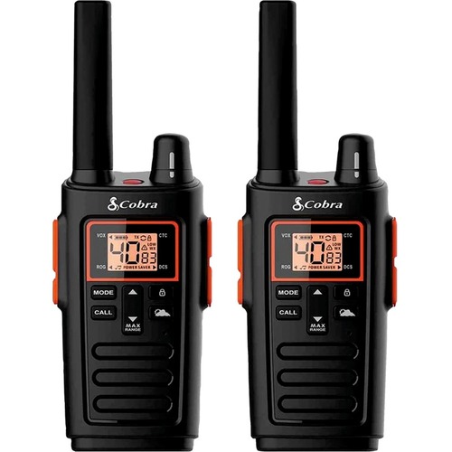 Cobra Products RX380-DI Rugged Two-way Radio - 40 Radio Channels - Upto 168960 ft (51499008 mm) - NOAA Weather Radio, Built-in Flashlight - Weather Resistant - Two-Way Radios - CECRX380DI