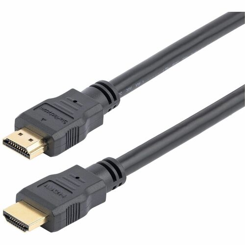 StarTech.com 6ft HDMI Cable, 10 Pack, 4K High Speed HDMI Cable with Ethernet, Ultra HD 4K 30Hz Video, Black HDMI 1.4 Monitor Cord - 10 pack 6ft High Speed HDMI Cable with Ethernet; 10.2 Gbps bandwidth; 4K video (3840x2160 30Hz) - Ultra HD HDMI 1.4 cord w/