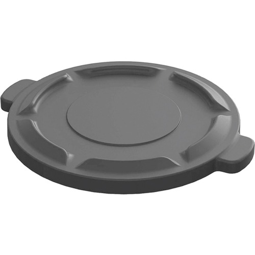 Globe Waste Container Lid -20 Gallon - Plastic - 6 Pack - Gray