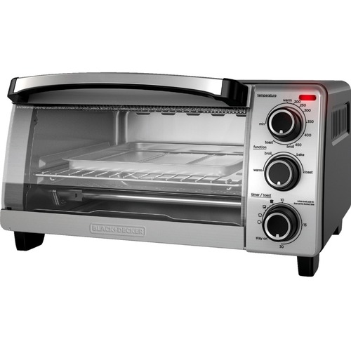 Black & Decker Natural Convection Toaster Oven - Toast, Bake, Broil, Keep Warm, Pizza