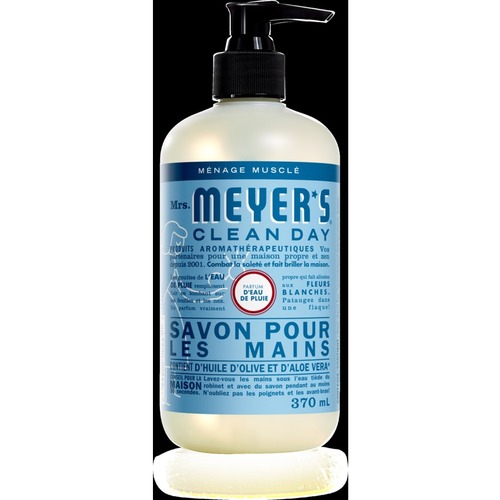 Mrs. Meyer's Clean Day Hand Soap - Rain Water Scent - 370 mL - Hand - Refillable, Cruelty-free - 1 Each