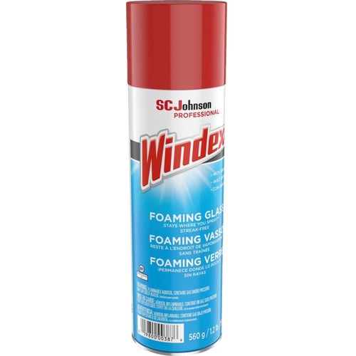 Windex® Foaming Glass Cleaner - Foam - 1 Each - Glass Cleaners - SJN1980000387