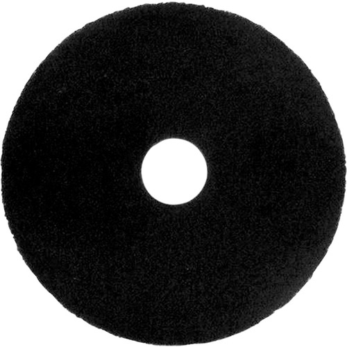 Globe Black Stripping Floor Pads - 20" - 5/Pack - Round x 20" (508 mm) Diameter - Stripping, Floor350 rpm Speed Supported - Dirt Remover, Heavy Duty - Black - Floor & Carpet Cleaner Accessories - GCP230B20