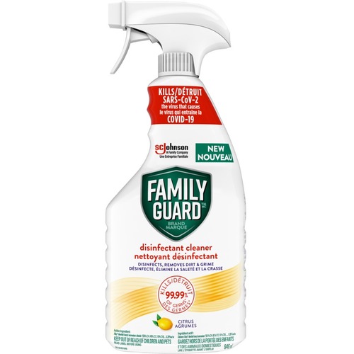 SC Johnson Family Guard Disinfectant Cleaner - Spray - 32 fl oz (1 quart) - Citrus Scent - 1 Each