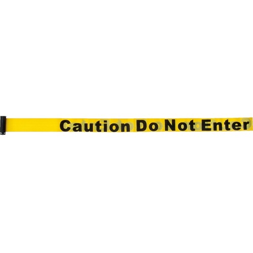 SCN Zenith Tape Cassette for Crowd Control Barriers - 84" (2133.60 mm) Length - Yellow - 1 Each