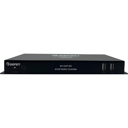 Gefen AVoIP Matrix Controller - 9.1" Width x 4.3" Depth x 1" Height - Black - Metal, Steel