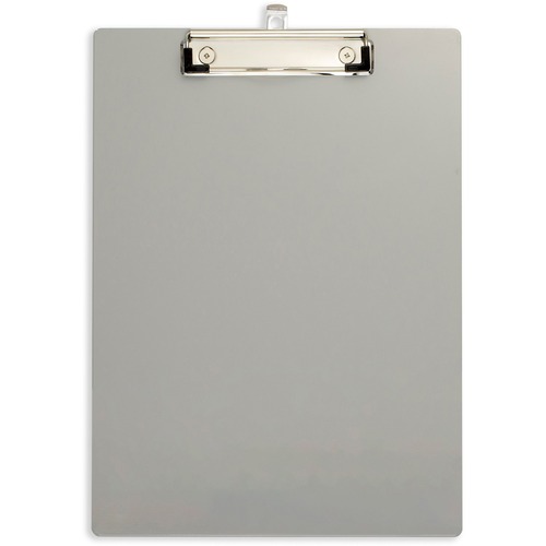 Officemate Magnetic Clipboard, Aluminum - Aluminum - Gray - 1 Each