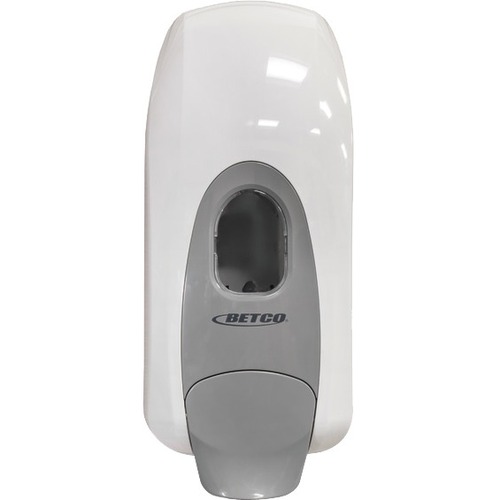 Betco® Clario® Foaming Dispenser, 11-3/4"H x 5-1/8"W x 3-7/8"D, White - 1.06 quart Capacity - Leak Proof, Refillable - White - 1 Each