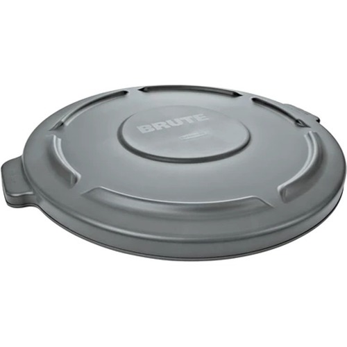 Rubbermaid Commercial Brute Lid for FG262000 - Grey - Plastic, Polyethylene - Gray