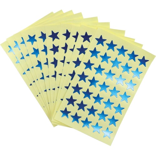 Westcott Blue Stars - Star Shape - Easy Peel - Blue - 350 / Pack