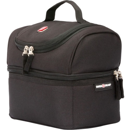 SwissGear SWA1905D 009 Carrying Case Lunch - Black - Polyester Body - Handle - 10" (254 mm) Height x 8" (203.20 mm) Width x 6" (152.40 mm) Depth - 5.50 L Volume Capacity