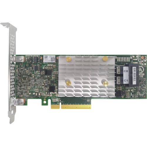 Lenovo ThinkSystem RAID 5350-8i PCIe 12Gb Internal Adapter - 12Gb/s SAS - PCI Express 3.0 x8 - Plug-in Card - RAID Supported - 0, 1, 5, 10, 50, JBOD RAID Level - 2x Mini-SAS HD x4 (SFF-8643) - 8 Total SAS Port(s) - 8 SAS Port(s) Internal - PC, Linux